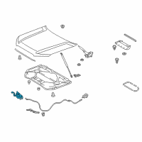 OEM 2022 Toyota 4Runner Lock Assembly Diagram - 53510-35260