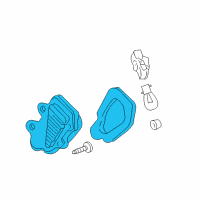 OEM 2007 Honda Accord Lamp Unit, L. Diagram - 34156-SDA-K21