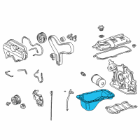 OEM Toyota Tacoma Oil Pan Diagram - 12101-62070