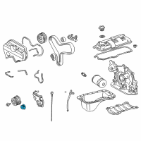 OEM 1997 Toyota 4Runner Crankshaft Gear Diagram - 13521-62031