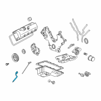 OEM 2003 Mercury Grand Marquis Tube Assembly Diagram - 3W7Z-6754-EA