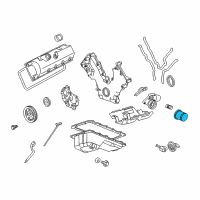 OEM 2005 Ford E-250 Oil Filter Diagram - F1AZ-6731-BD