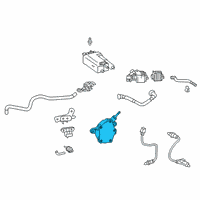 OEM Scion iM Pump Assembly, Vacuum Diagram - 29300-37011