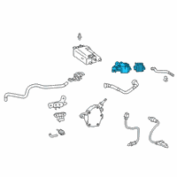 OEM 2021 Toyota Corolla Leak Detect Pump Diagram - 77730-02010