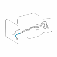 OEM 2015 Lexus LS460 Hose, Oil Cooler Outlet, NO.1 Diagram - 32942-50040