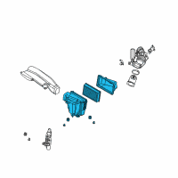 OEM Infiniti FX45 Air Cleaner Diagram - 16500-CG20A