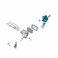 OEM Infiniti FX45 Duct Assembly-Air Diagram - 16576-CG200