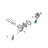 OEM 2008 Infiniti FX45 Mass Air Flow Assembly Diagram - 22680-AT300