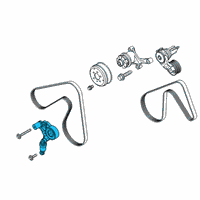 OEM 2019 Ford F-150 Belt Tensioner Diagram - JL3Z-6A228-A