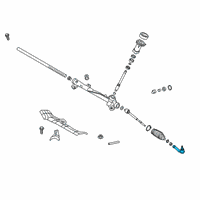 OEM 2020 Kia Forte End Assembly-Tie Rod, LH Diagram - 56820J7000