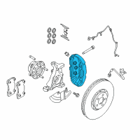 OEM 2020 Ford Mustang Caliper Diagram - FR3Z-2B120-G