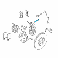 OEM 2020 Ford Mustang Caliper Bolt Diagram - -W717394-S439