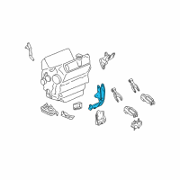 OEM 2011 Chevrolet Impala Strut Rear Bracket Diagram - 12577766