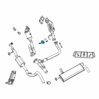 OEM 2014 Jeep Wrangler Bracket-Exhaust Diagram - 68110235AA