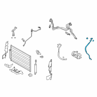 OEM 2011 Nissan Quest Hose-Flexible, Low Diagram - 92480-1JA0A