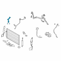 OEM 2016 Nissan Quest Pipe Cooler CONDENSER To Tank Diagram - 92446-4AY0A