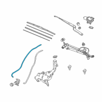 OEM 2016 Acura RDX Tube (4X7X680) Diagram - 76833-TX4-A01