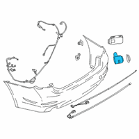 OEM 2019 BMW i3 ULTRASONIC SENSOR, JUCARO BE Diagram - 66-20-9-398-992