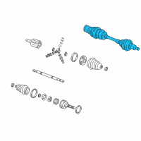 OEM 1996 Buick Riviera Front Wheel Drive Shaft Kit Diagram - 26054566