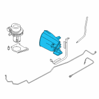 OEM 2002 BMW Z3 Activated Charcoal Filter Diagram - 16-13-1-184-714