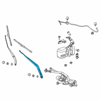 OEM 2018 Ram ProMaster 1500 Arm-Front WIPER Diagram - 68159679AE