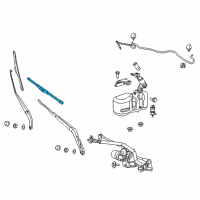 OEM Ram ProMaster 2500 Blade-Front WIPER Diagram - 68159681AA