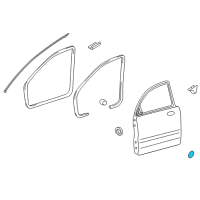 OEM Kia Tape-Blanking Hole Diagram - 833972H000