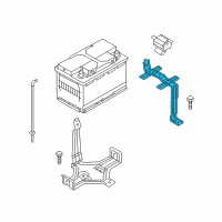 OEM 2017 Kia Optima Clamp-Battery Diagram - 37160E8000