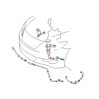 OEM 2012 Lexus LS460 Hose Diagram - 90445-14071