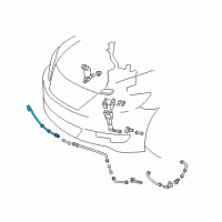 OEM 2012 Lexus LS460 Hose, Headlamp Cleaner, NO.6 Diagram - 85275-50020