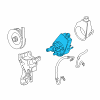 OEM 1993 Chevrolet Astro Pump Asm-P/S Diagram - 26021139