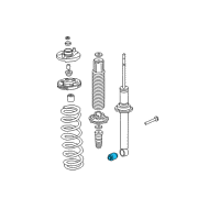 OEM 2004 Honda Accord Bush, Rear Shock Absorber (Lower) Diagram - 52622-SDA-A01