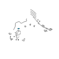 OEM Toyota Camry Reservoir Cap Diagram - 85316-12290