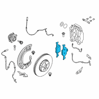 OEM 2018 BMW 530i Repair Kit Brake Pads Diagram - 34-11-6-883-469