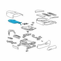 OEM 2017 Cadillac CT6 Seat Heater Diagram - 13510207