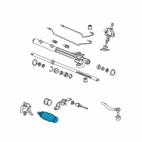 OEM Honda Bellows Diagram - 53534-SDB-A01