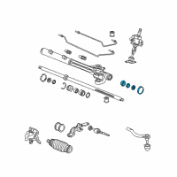 OEM 2005 Honda Accord Seal Kit A, Power Steering (Rotary Valve) Diagram - 06531-SDB-A01