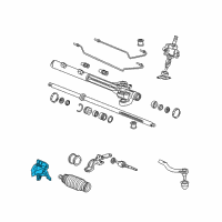 OEM Honda Accord Plate, Power Steering Heat Baffle Diagram - 53692-SDB-A00