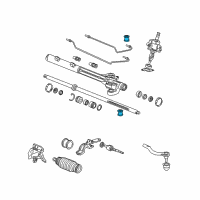 OEM 2007 Honda Accord Bush, Mounting Diagram - 53685-SDB-A02