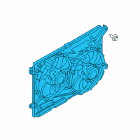OEM 2014 Ford Fusion Fan Assembly Diagram - DG9Z-8C607-B