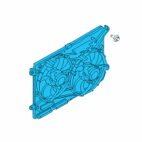 OEM 2013 Ford Fusion Fan Assembly Diagram - DG9Z-8C607-B