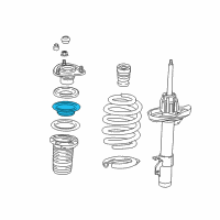 OEM Honda Passport Seat, FR. Spring (Upper) Diagram - 51688-TZ5-A01