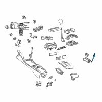 OEM Lexus Lighter Assy, Cigarette Diagram - 85500-50060