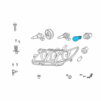 OEM Lexus Bulb Diagram - 90981-AF003