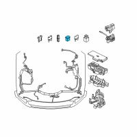 OEM 2022 Ford Ranger Maxi Fuse Diagram - 7T4Z-14526-F