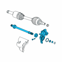 OEM 2021 Cadillac XT4 Intermed Shaft Diagram - 84304678