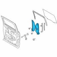 OEM 2021 Ford F-350 Super Duty Window Regulator Diagram - FL3Z-1627001-X