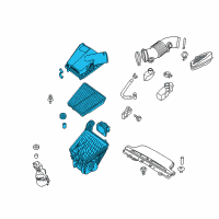 OEM Kia K900 Air Cleaner Assembly Diagram - 281103M300