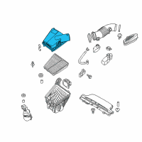 OEM 2012 Hyundai Genesis Cover-Air Cleaner Diagram - 28111-3M300
