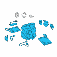 OEM 2013 Scion tC Evaporator Assembly Diagram - 87050-12391